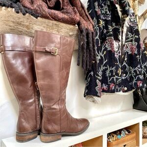 Equestrian Sam Edelman Patton Tall Leather Riding boho Boots